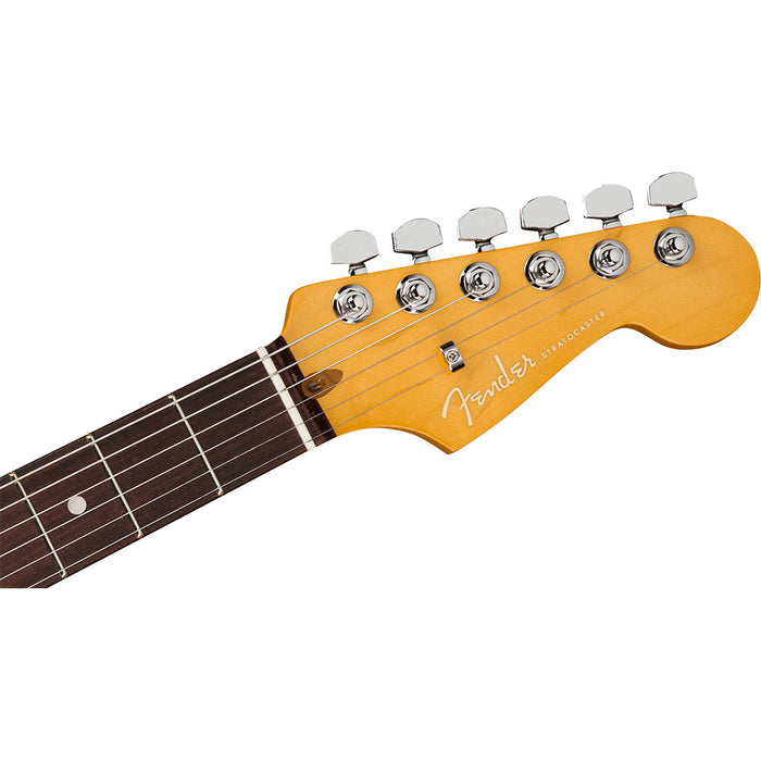 Guitarra Eléctrica Fender American Ultra Stratocaster con mástil de Palo Rosa - Arctic Pearl