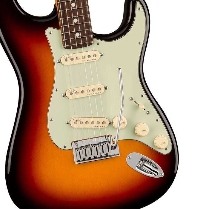 Guitarra Eléctrica Fender American Ultra Stratocaster con mástil de Palo Rosa - Ultraburst