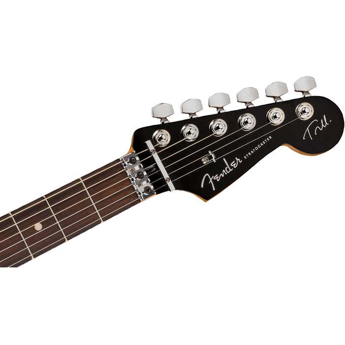 Guitarra Eléctrica Fender Tom Morello Stratocaster con mástil palo de rosa, Negro