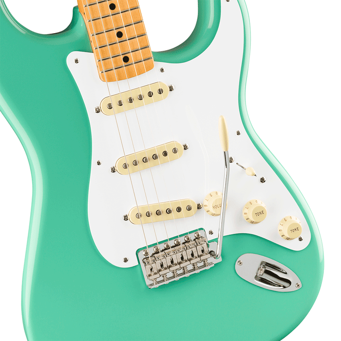Guitarra Eléctrica Fender Vintera 50s Stratocaster con mástil de maple, Seafoam Green