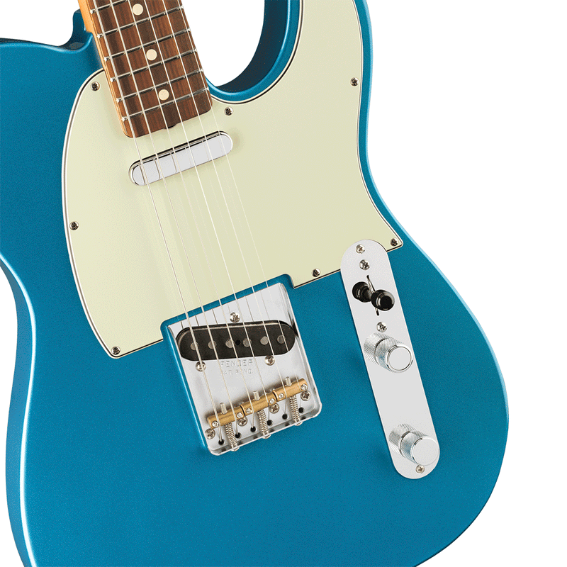 Guitarra Eléctrica Fender Vintera® '60s Telecaster® Modified con diapasón de Pau Ferro - Lake Placid Blue