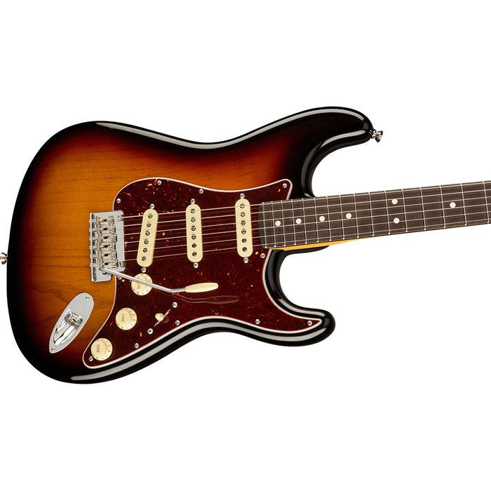 Guitarra Eléctrica Fender American Professional II Stratocaster con mástil de palo de rosa - 3-Color Sunburst