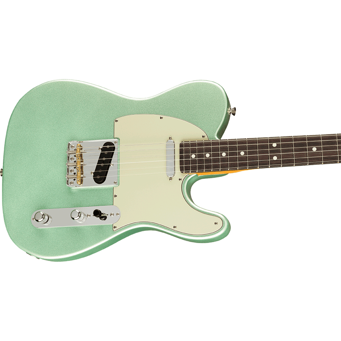 Guitarra Eléctrica Fender American Professional II Telecaster con mástil de palo de rosa - Mystic Surf Green