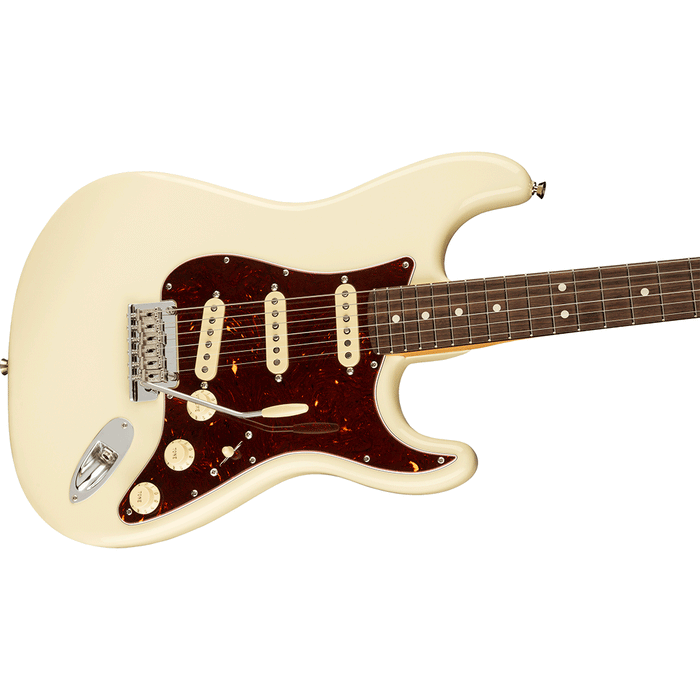 Guitarra Eléctrica Fender American Professional II Stratocaster con mástil de Palo de Rosa - Olympic White