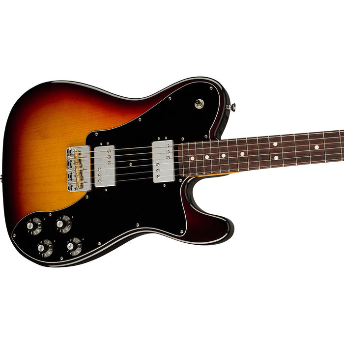 Guitarra Eléctrica Fender American Professional II Telecaster Deluxe con mástil de Palo Rosa - 3 Color Sunburst