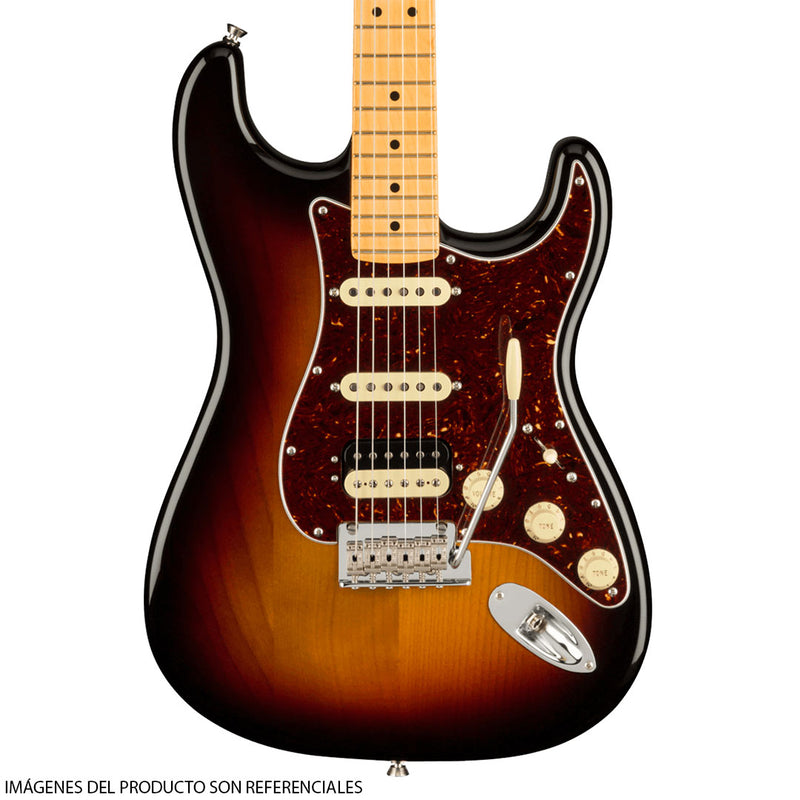 Guitarra Eléctrica Fender American Professional II Stratocaster® HSS con diapasón de Maple - 3 Color Sunburst