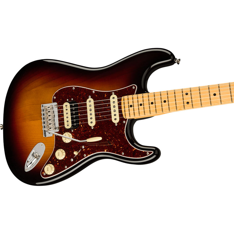 Guitarra Eléctrica Fender American Professional II Stratocaster® HSS con diapasón de Maple - 3 Color Sunburst