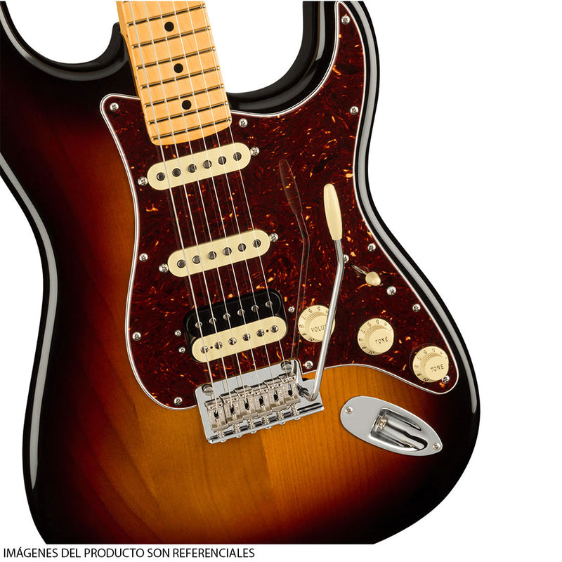 Guitarra Eléctrica Fender American Professional II Stratocaster® HSS con diapasón de Maple - 3 Color Sunburst