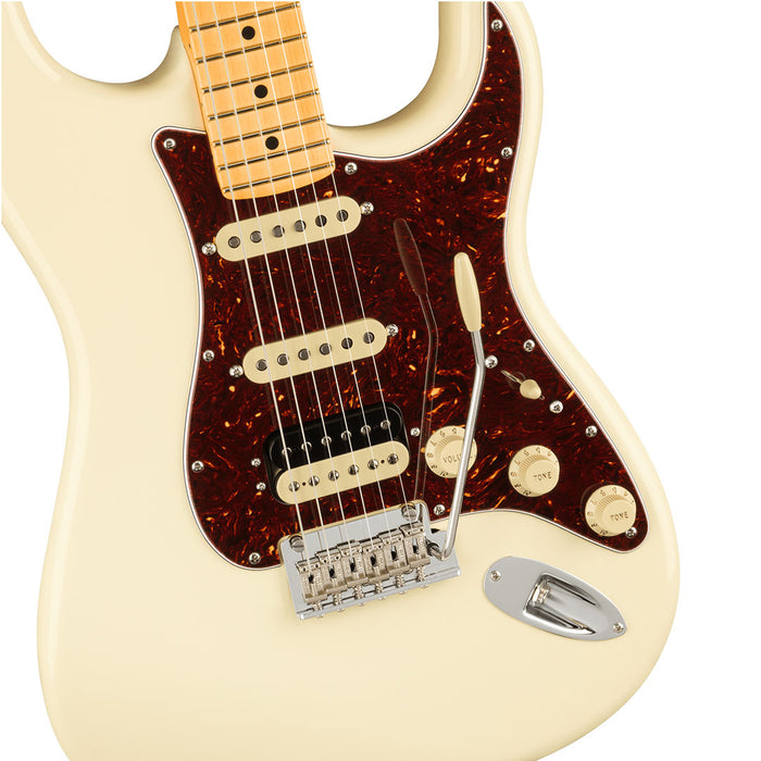 Guitarra Eléctrica Fender American Professional II Stratocaster HSS con mástil de Maple - Olympic White