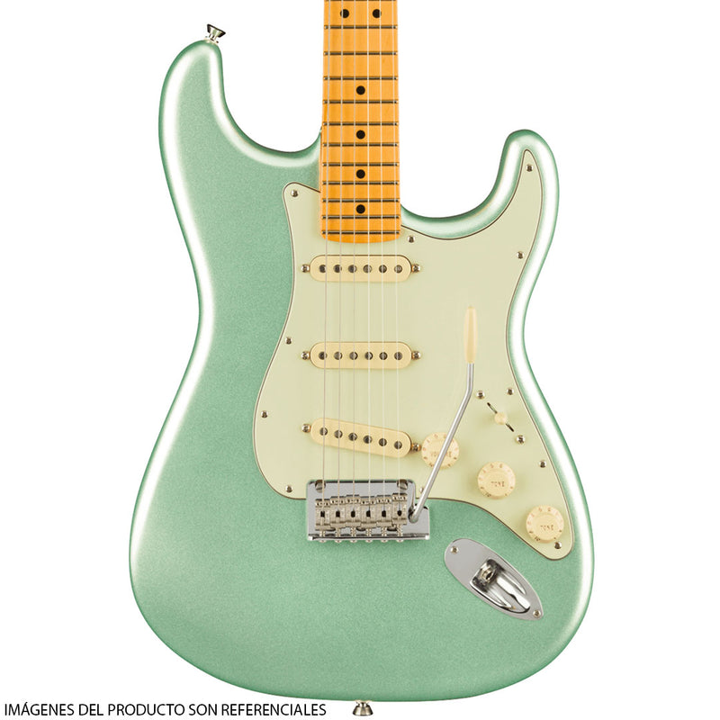 Guitarra Eléctrica Fender American Professional II Stratocaster® con diapasón de Maple - Mystic Surf Green