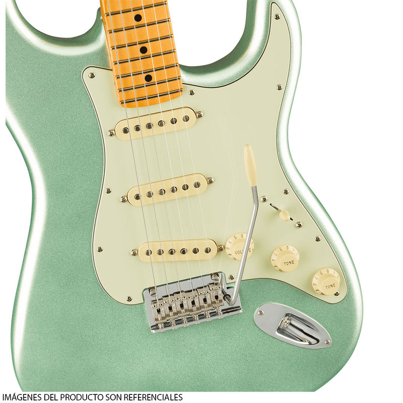 Guitarra Eléctrica Fender American Professional II Stratocaster® con diapasón de Maple - Mystic Surf Green