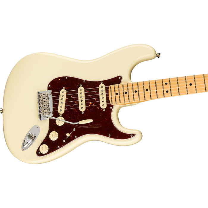 Guitarra Eléctrica Fender American Professional II Stratocaster con mástil de maple - Olympic White