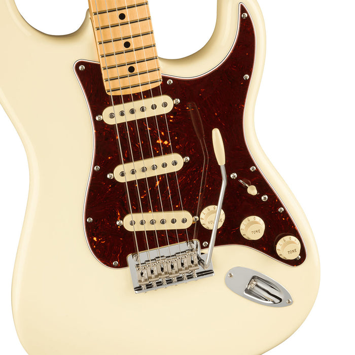 Guitarra Eléctrica Fender American Professional II Stratocaster con mástil de maple - Olympic White