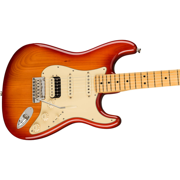 Guitarra Eléctrica Fender American Professional II Stratocaster HSS con mástil de maple - Sienna Sunburst