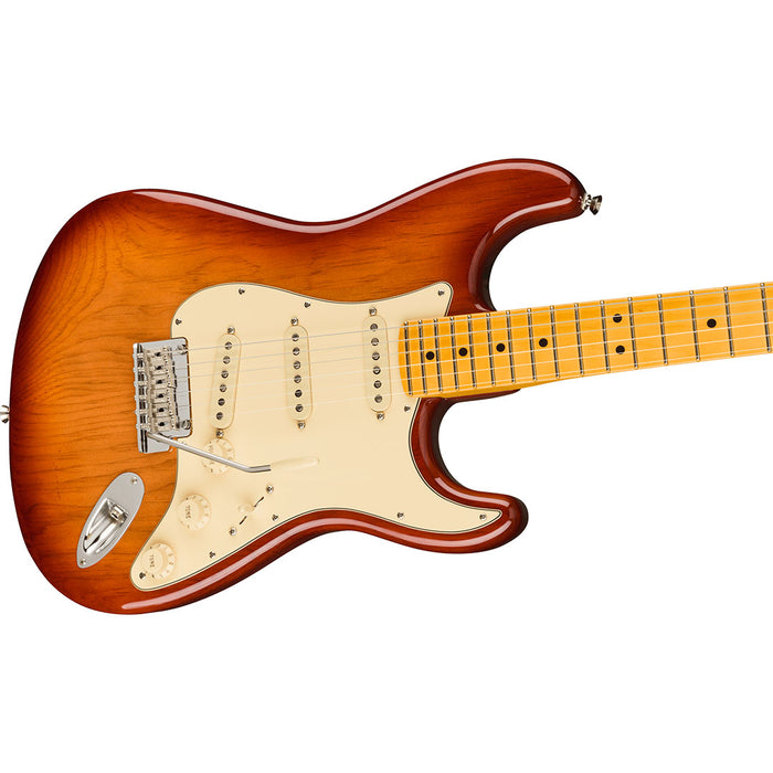Guitarra Eléctrica Fender American Professional II Stratocaster con mástil de Maple - Sienna Sunburst