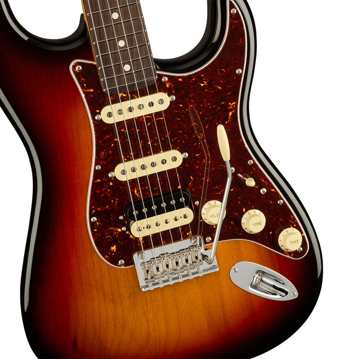 Guitarra Eléctrica Fender American Professional II Stratocaster HSS con mástil de Palo Rosa - 3 Color Sunburst