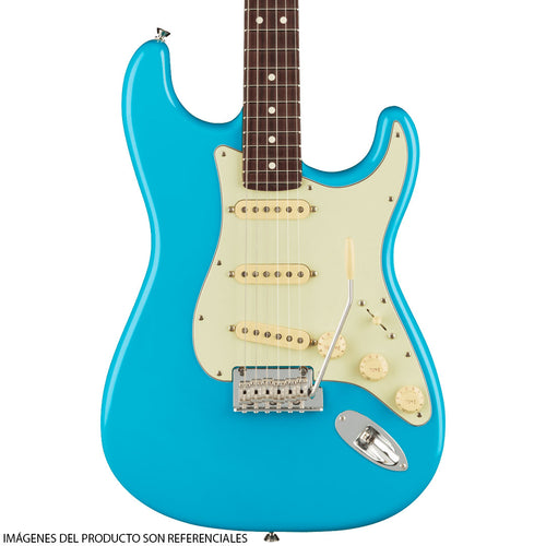 Guitarra Eléctrica Fender American Professional II Stratocaster® con diapasón de Palo de Rosa - Miami Blue
