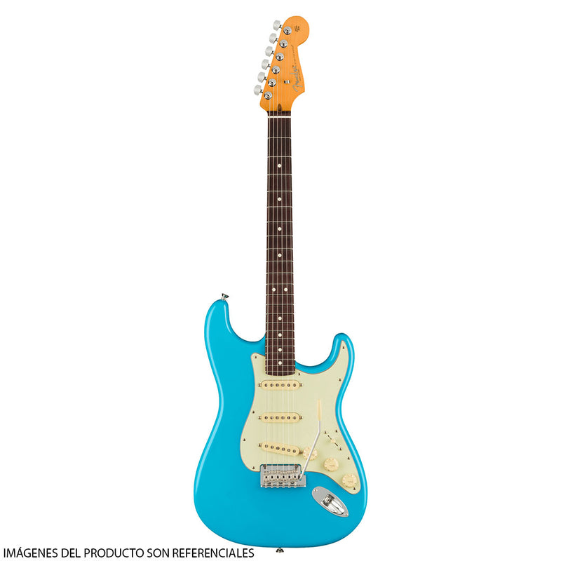 Guitarra Eléctrica Fender American Professional II Stratocaster® con diapasón de Palo de Rosa - Miami Blue
