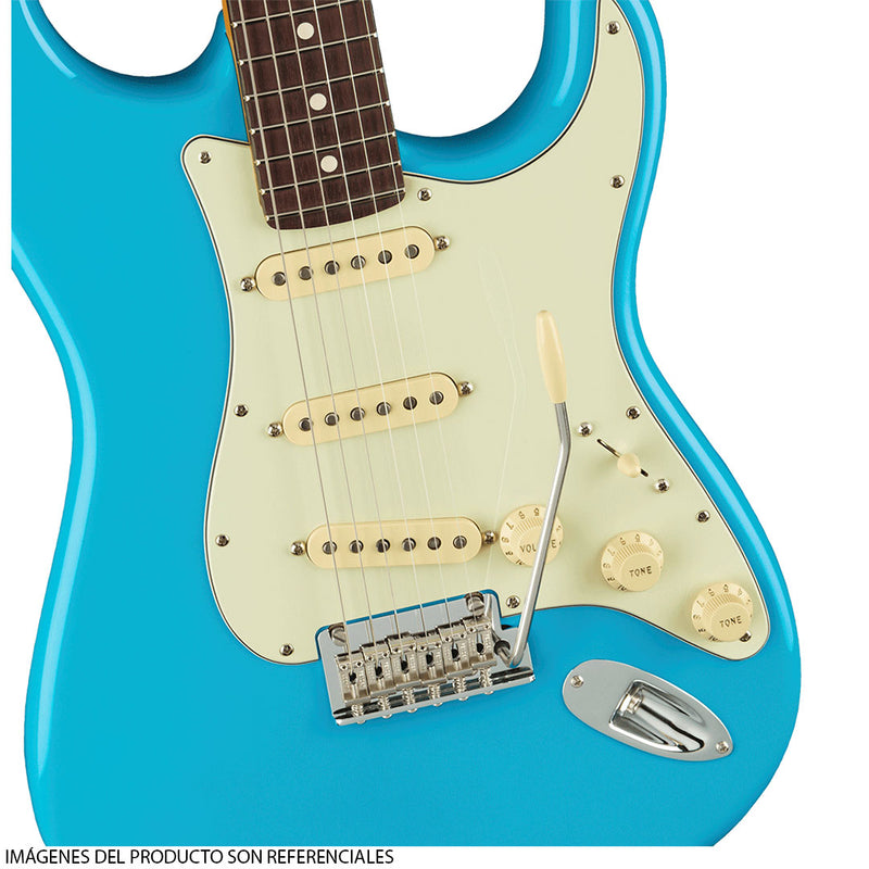 Guitarra Eléctrica Fender American Professional II Stratocaster® con diapasón de Palo de Rosa - Miami Blue