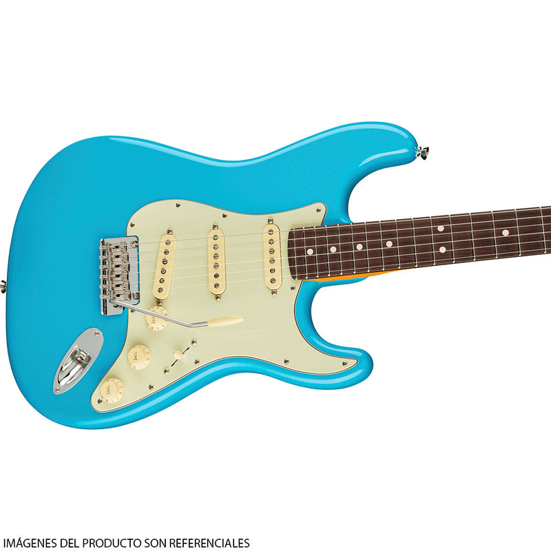 Guitarra Eléctrica Fender American Professional II Stratocaster® con diapasón de Palo de Rosa - Miami Blue