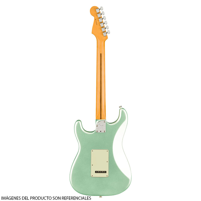 Guitarra Eléctrica Fender American Professional II Stratocaster con mástil de Palo Rosa - Mystic Surf Green