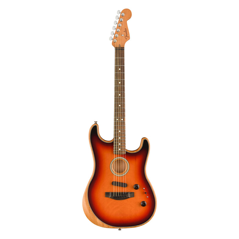 Guitarra Electroacústica Fender American Acoustasonic® Stratocaster® con diapasón de Ébano - 3 Color Sunburst
