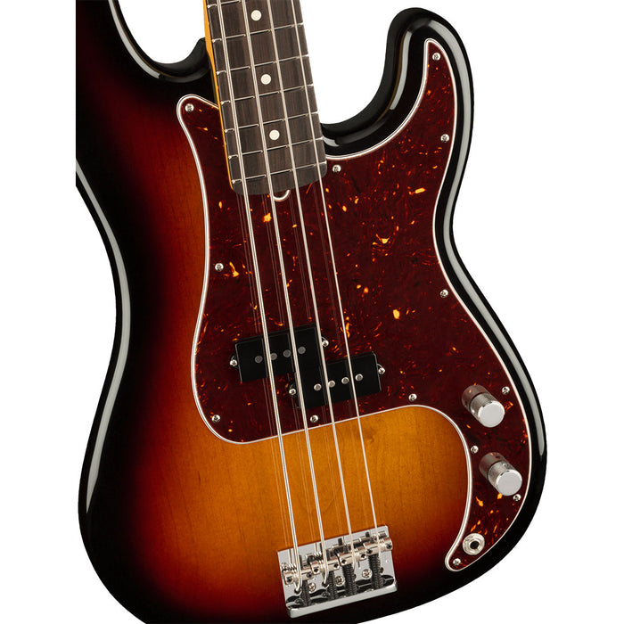 Bajo Eléctrico Fender American Professional II Precision Bass con mástil de Palo Rosa - 3 Color Sunburst