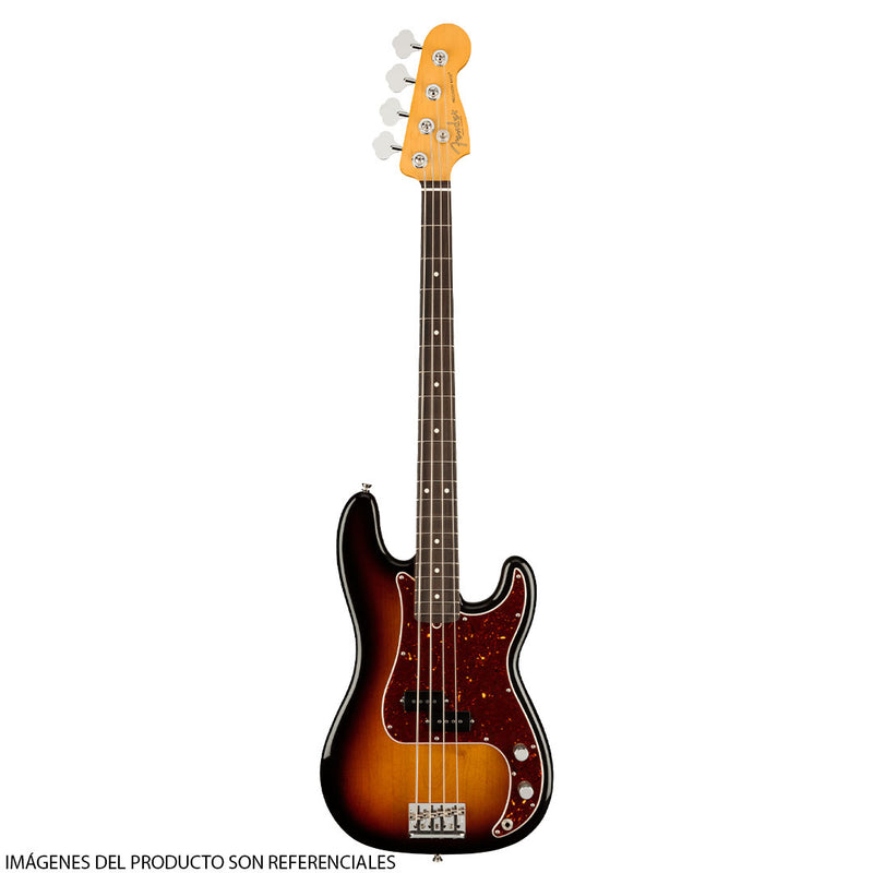 Bajo Eléctrico Fender American Professional II Precision Bass® con diapasón de Palorosa - 3 Color Sunburst