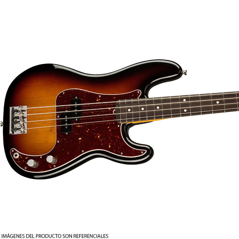 Bajo Eléctrico Fender American Professional II Precision Bass® con diapasón de Palorosa - 3 Color Sunburst