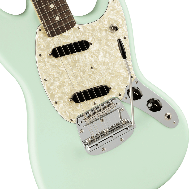 Guitarra Eléctrica Fender American Performer Mustang® con diapas+de Palisandro - Sonic Blue