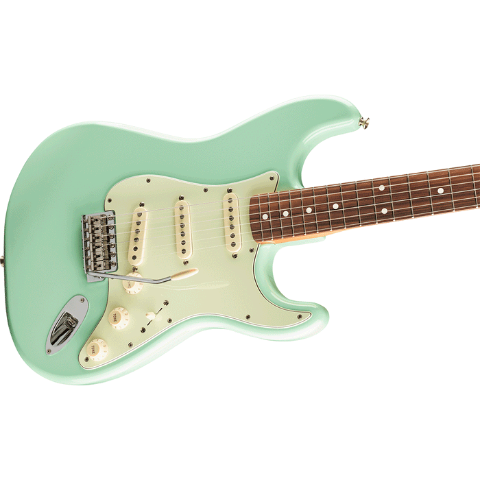Guitarra Eléctrica Fender Vintera 60s Stratocaster con mástil de Pau Ferro - Surf Green