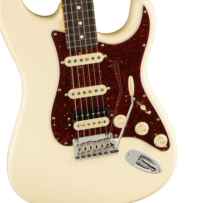 Guitarra Eléctrica Fender American Professional II Stratocaster HSS con mástil de Palo Rosa - Olympic White