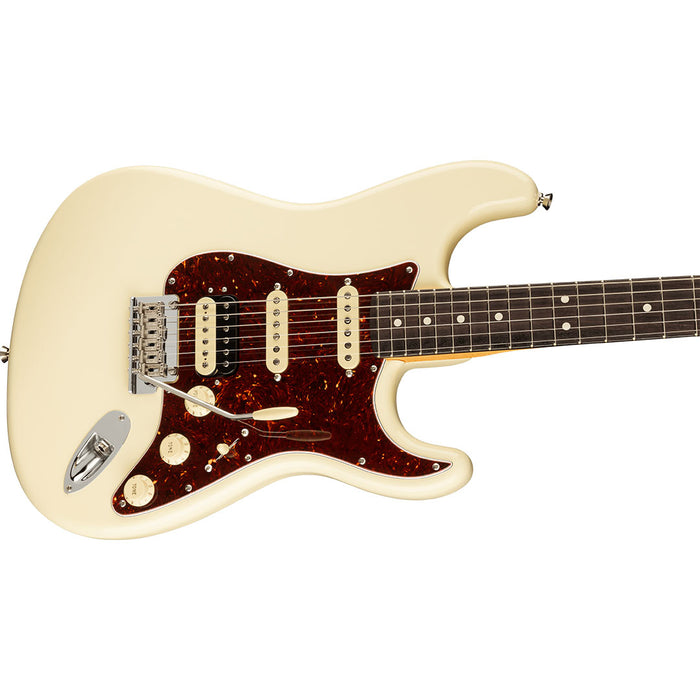 Guitarra Eléctrica Fender American Professional II Stratocaster HSS con mástil de Palo Rosa - Olympic White