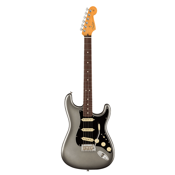 Guitarra Eléctrica Fender American Professional II Stratocaster con mástil de palo de rosa - Mercury