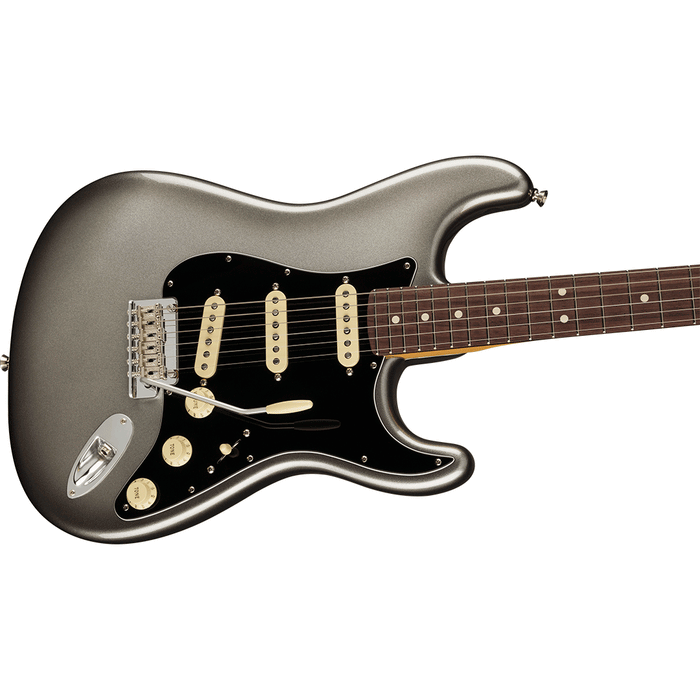 Guitarra Eléctrica Fender American Professional II Stratocaster con mástil de palo de rosa - Mercury