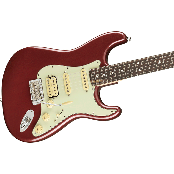 Guitarra Eléctrica Fender American Performer Stratocaster HSS con mástil de palo de rosa - Aubergine