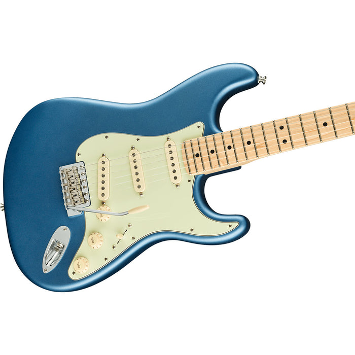 Guitarra Eléctrica Fender American Performer Stratocaster con mástil de Maple - Satin Lake Placid Blue