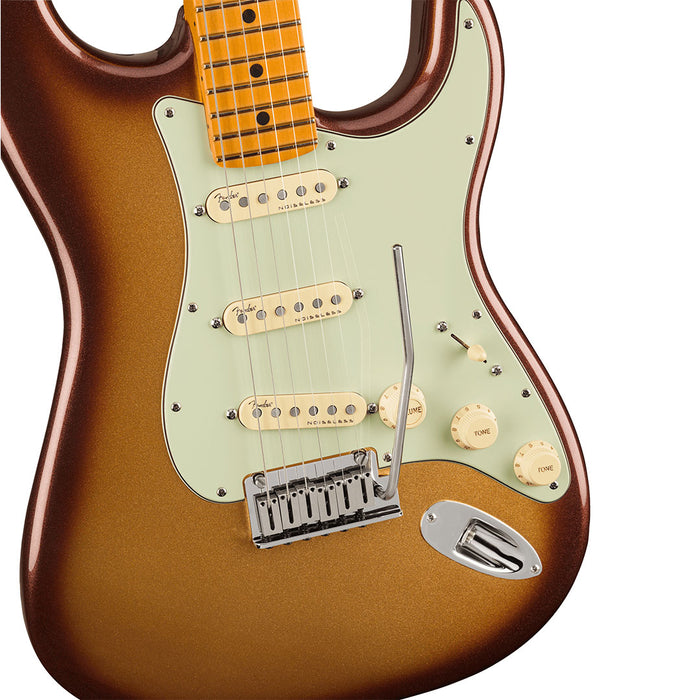 Guitarra Eléctrica Fender American Ultra Stratocaster con mástil de Maple - Mocha Burst