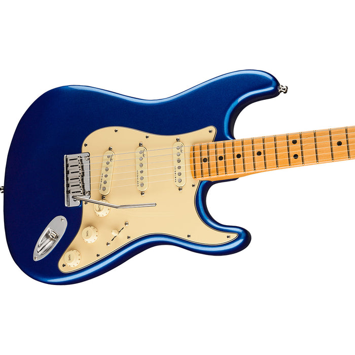 Guitarra Eléctrica Fender American Ultra Stratocaster con mástil de Maple - Cobra Blue