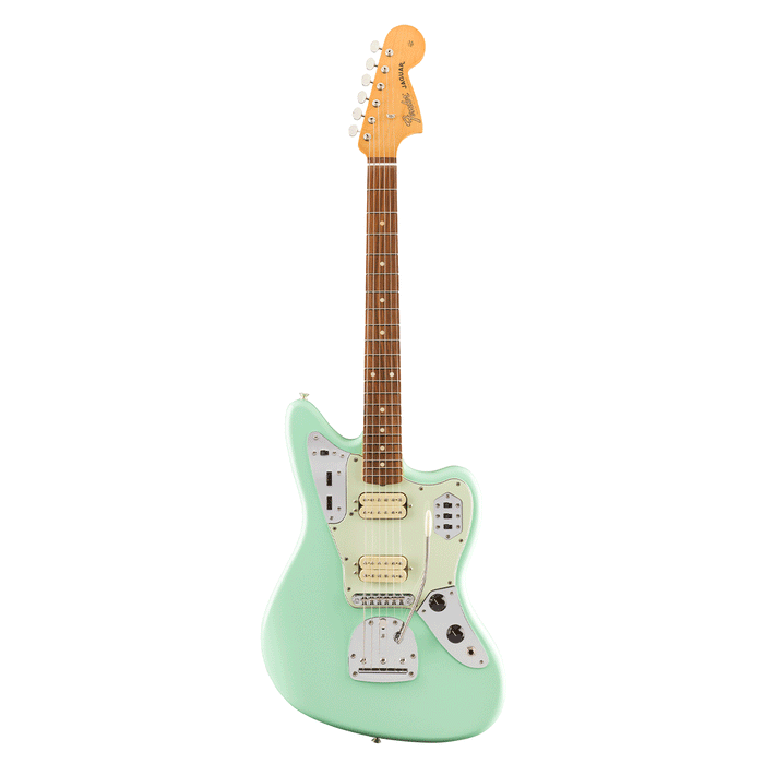 Guitarra Eléctrica Fender Vintera 60s Jaguar Modified HH con mástil de Pau Ferro - Surf Green