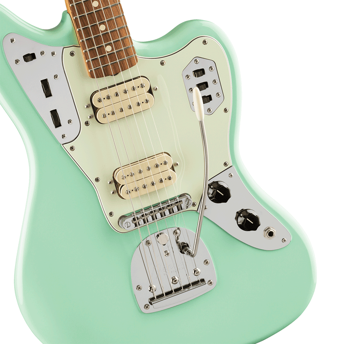 Guitarra Eléctrica Fender Vintera 60s Jaguar Modified HH con mástil de Pau Ferro - Surf Green