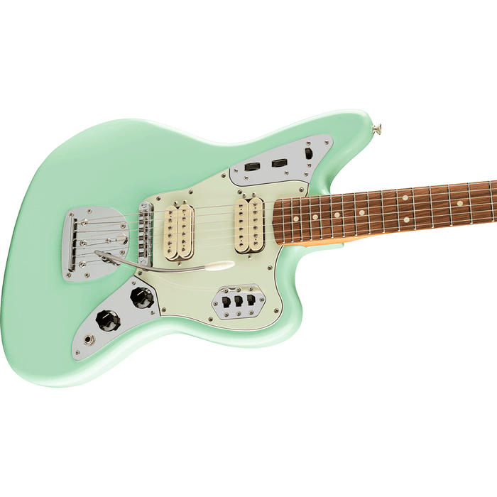 Guitarra Eléctrica Fender Vintera 60s Jaguar Modified HH con mástil de Pau Ferro - Surf Green