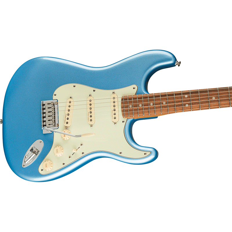 Guitarra Eléctrica Fender  Player Plus Stratocaster® con mástil de Pau Ferro - Opal Spark