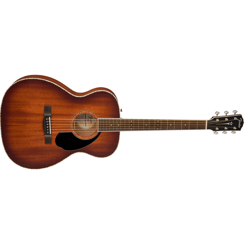 Guitarra Acústica Fender Paramount PO-220E Orchestra con diapasón de Ovangkol - Aged Cognac Burst