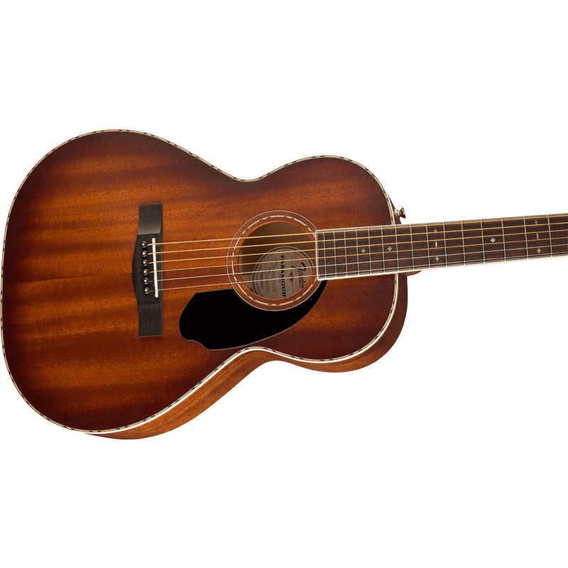 Guitarra Electroacústica Fender Paramount PS-220E Parlor con diapasón de Ovangkol - Aged Cognac Burst