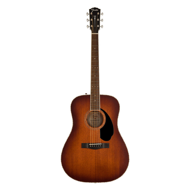 Guitarra Electroacústica Fender Paramount PD-220E Dreadnought con diapasón de Ovangkol - Aged Cognac Burst