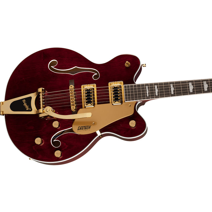 Guitarra Eléctrica Gretsch G5422TG Electromatic Classic Hollow Body Double-Cut con Bigsby y hardware dorado, con mástil de laurel - Walnut Stain