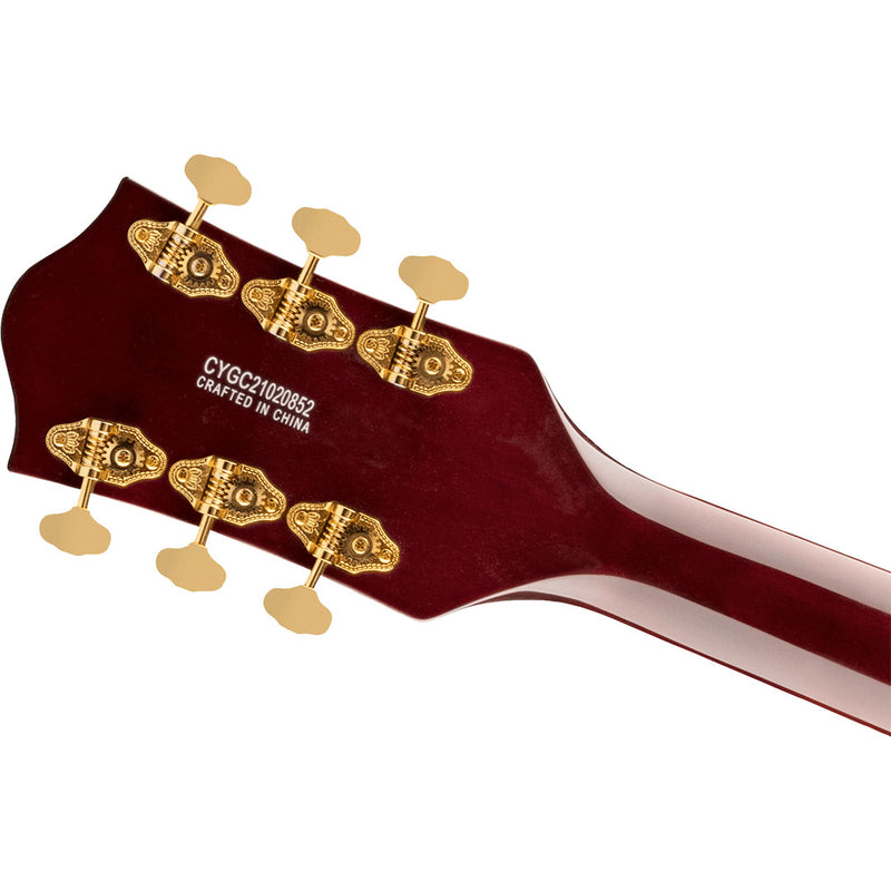 Guitarra Eléctrica Gretsch G5422TG Electromatic Classic Hollow Body Double-Cut con Bigsby y hardware dorado, con mástil de laurel - Walnut Stain