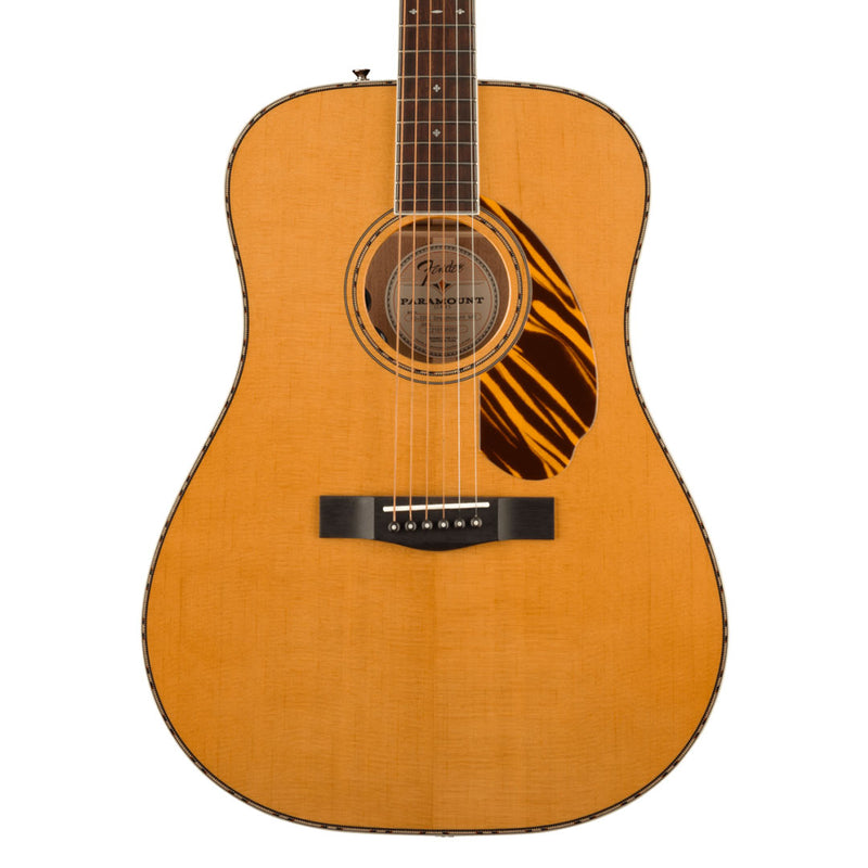 Guitarra Acústica Fender Paramount PD-220E Dreadnought con mástil de Ovangkol - Natural