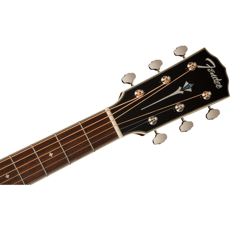 Guitarra Acústica Fender Paramount PD-220E Dreadnought con mástil de Ovangkol - Natural